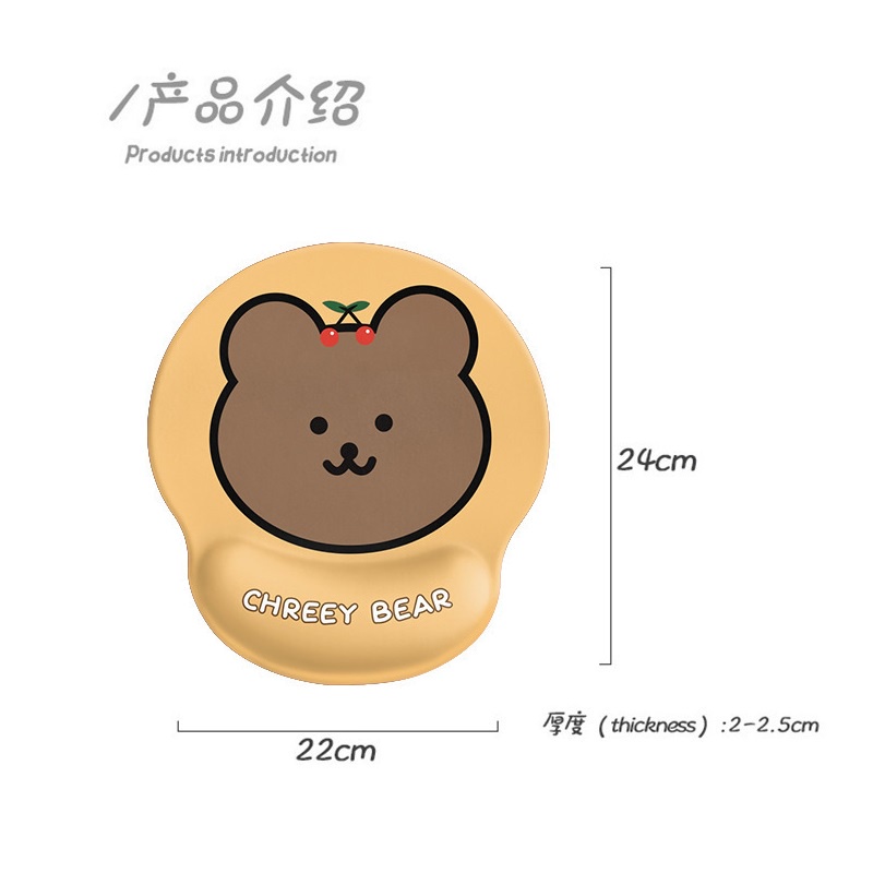 DISNEY Miếng Lót Chuột Máy Tính In Hình Hoạt Hình 3D Dễ Thương