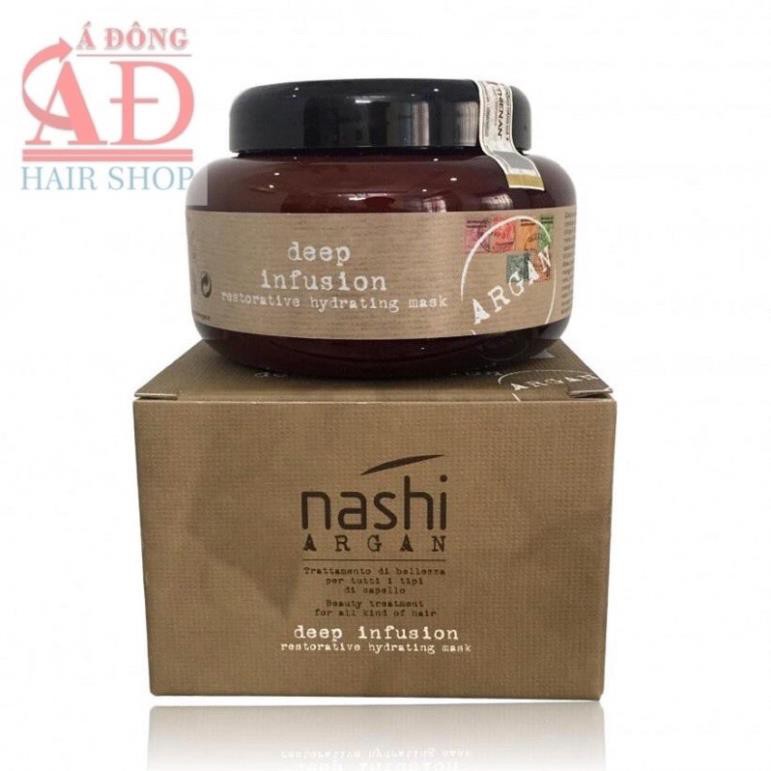 rẻ vô địch [NASHI CHÍNH HÃNG] DẦU HẤP Ủ TÓC NASHI ARGAN DEEP INFUSION MASK 250ML-500ML