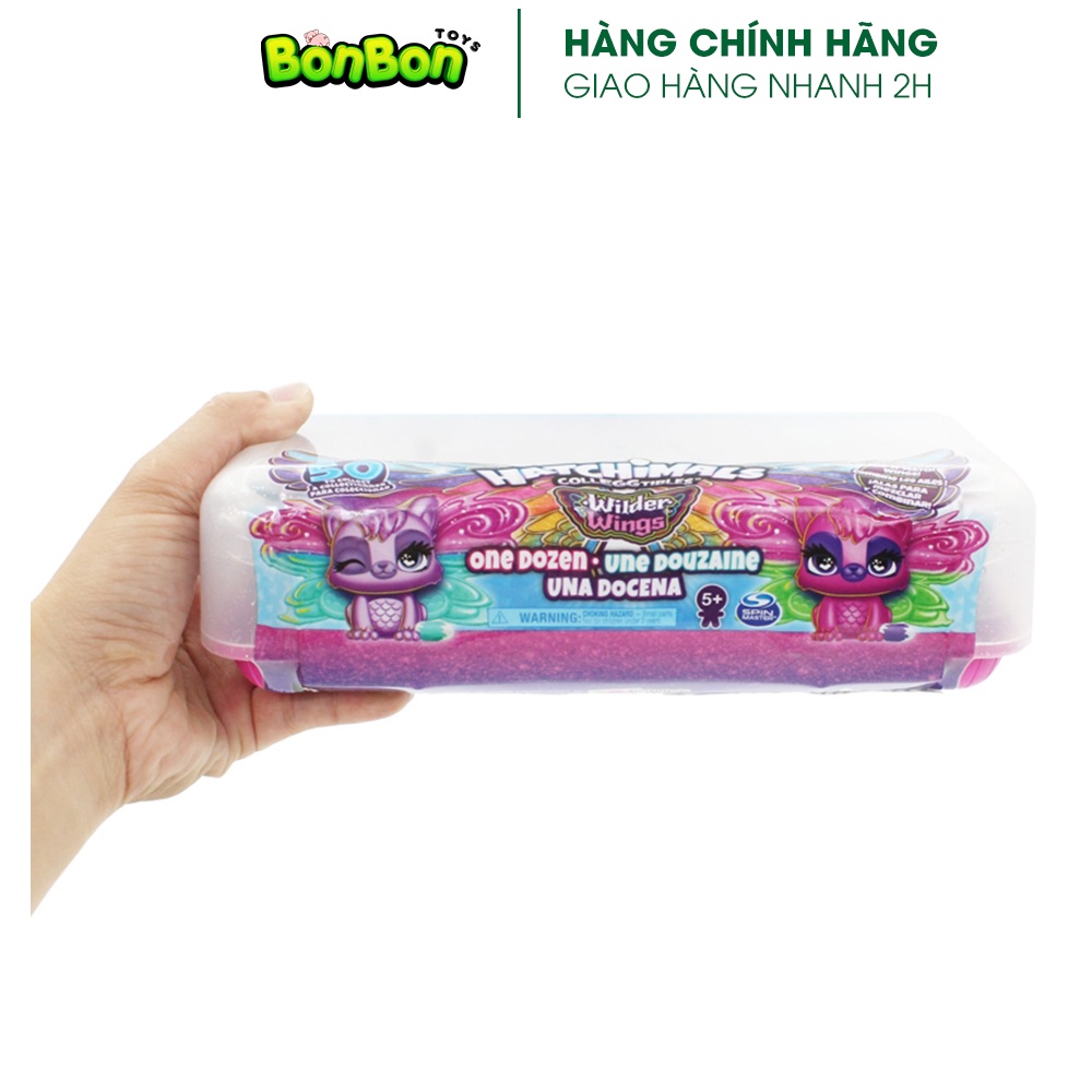 Đồ chơi Hatchimals khay 12 trứng mini Season 9, trứng Hatchimas cánh tiên lắp rời siêu đáng yêu