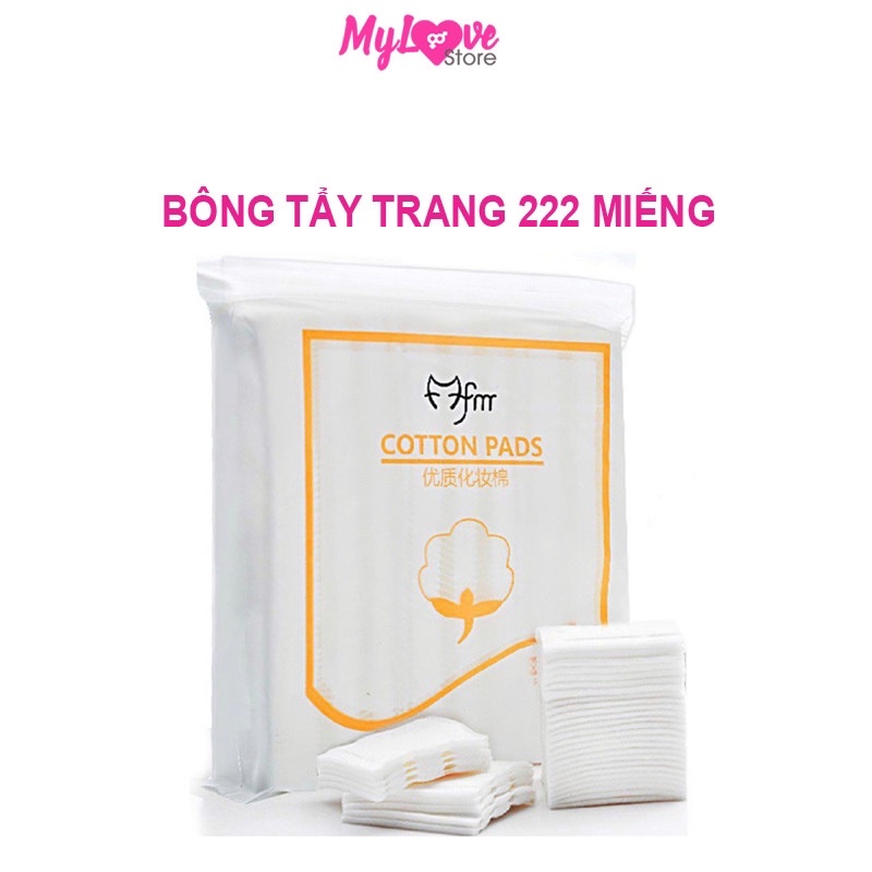 RẺ VÔ ĐỊCH BÔNG TẨY TRANG 222 MIẾNG LAMEILA