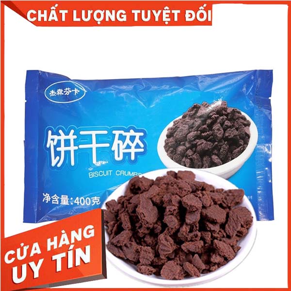 Vụn bánh Oreo gói 400g - chuyên dụng cho các món đá xay Socola - Matcha - Freeship cho anh chị chủ quán