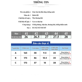 Giày bảo hộ đế bọc thép