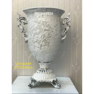 Bình Cúp Hoa Composite Cao Cấp D22cm , R22cm ,C38cm