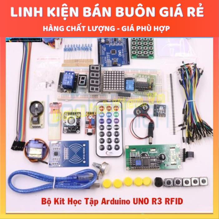 [Mã 55ELSALE1 giảm 7% đơn 300K] Bộ Kit Học Tập Arduino UNO R3 RFID