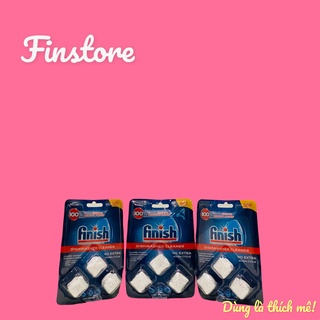 [RỬA SẠCH - TIẾT KIỆM] Vỉ vệ sinh máy rửa bát Finish - Vỉ 3 viên vệ sinh sạch sẽ EAN 5900627073003