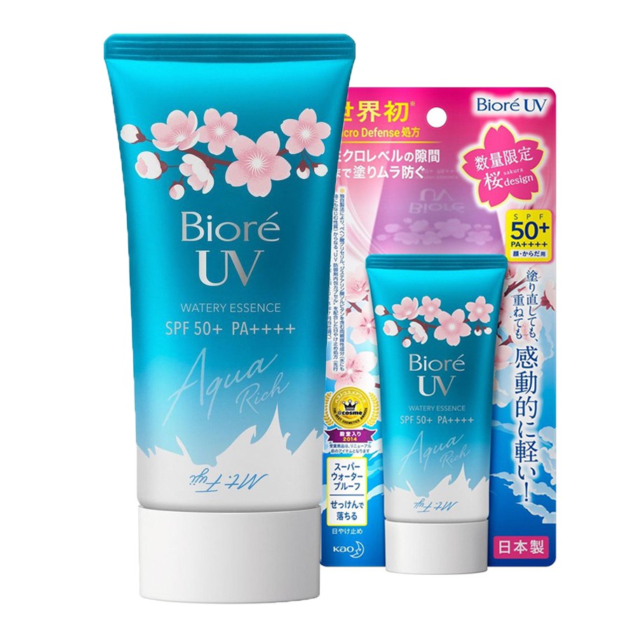 Kem chống nắng Biore Aqua Rich Watery Essence 50g (Limited) Nhật nội địa