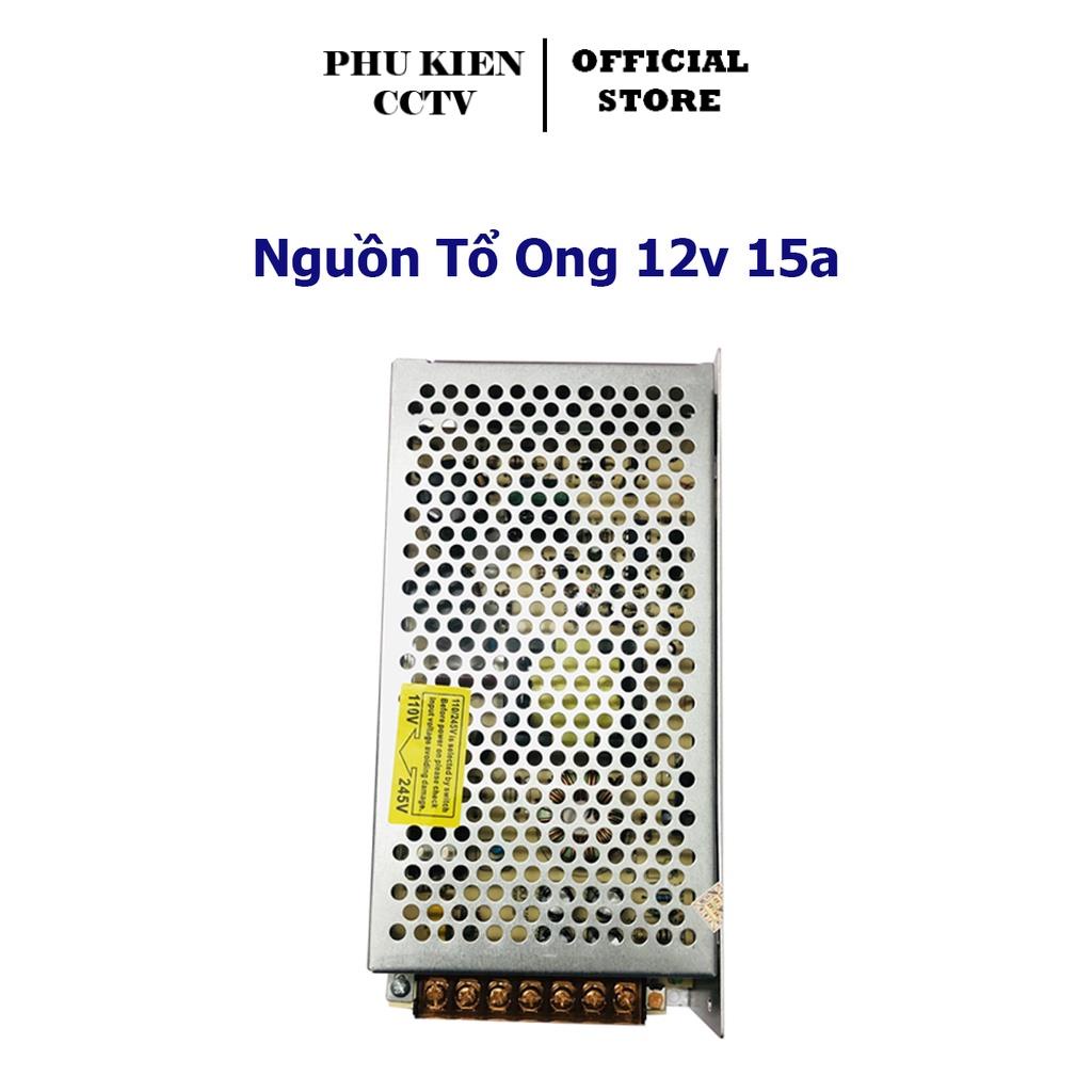 Nguồn Tổ Ong 12V 15A xịn dùng cho hệ thống camera