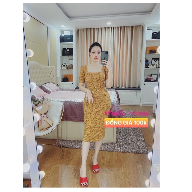 Đầm thun body Minnie House