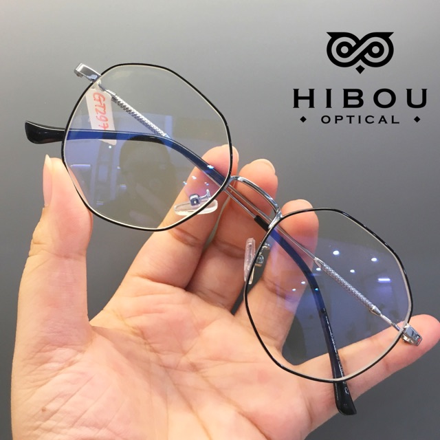 Gọng kính cận nam nữ kim loại Hibou Optical GT2979 nhiều màu sắc dành cho mắt cận, cận râm, cận đổi màu