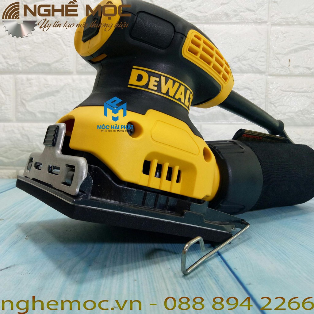 Máy chà nhám rung Dewalt DWE6411 máy chà gỗ DEWALT 6411 chính hãng nghe moc