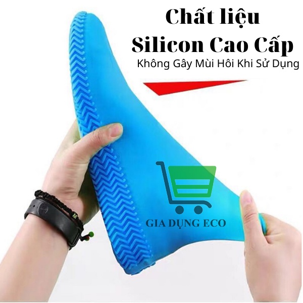 Bọc Giày Đi Mưa Silicon, Chống Thấm Nước, Bảo Vệ Tuyệt Đối Cho Giày