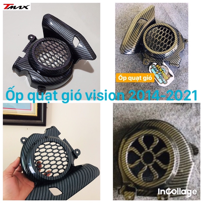 Ốp Quạt Gió Các Bon Vision 2014-2021