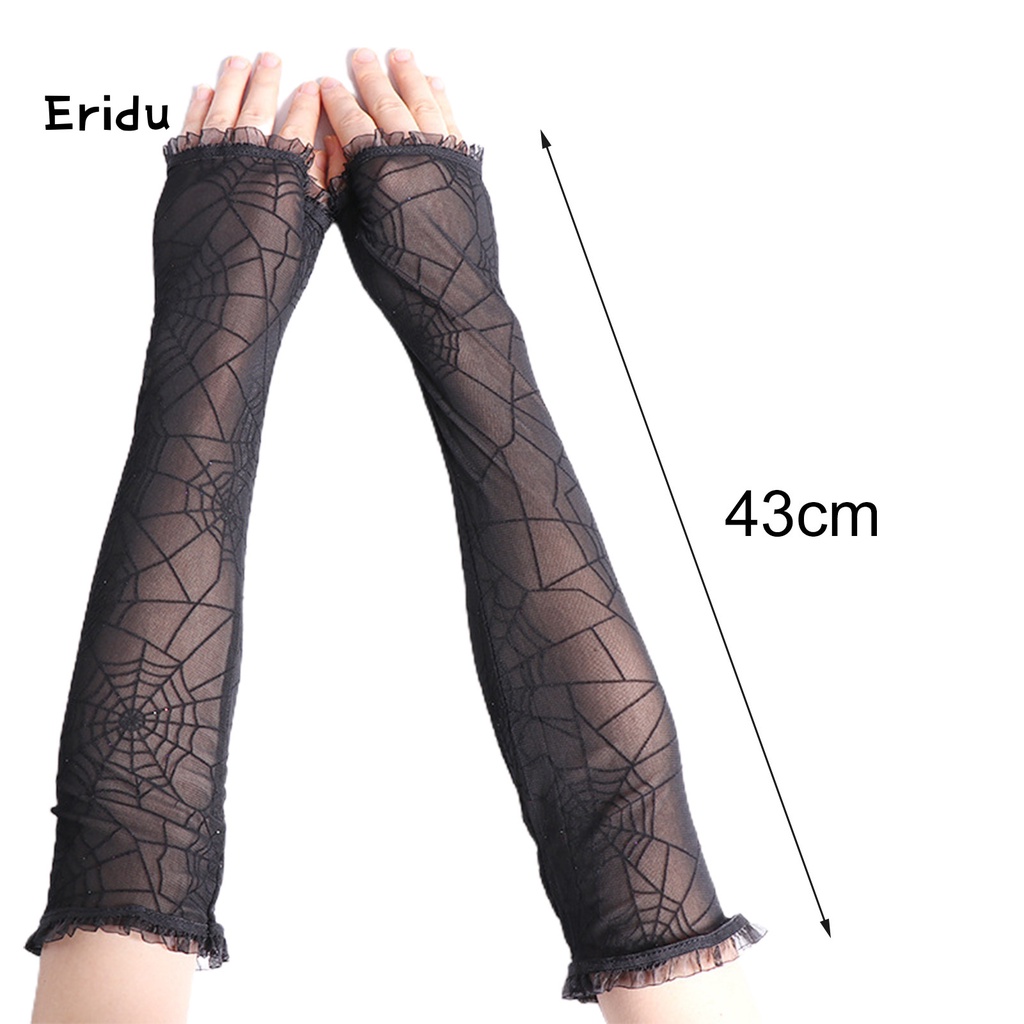 Găng Tay Hở Ngón Hóa Trang Halloween Cho Nữ