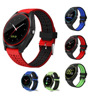 Đồng hồ thông minh Bluetooth V9 với máy ảnh Đồng hồ thông minh Máy đếm bước đi Sức khỏe Đồng hồ thể thao giờ Nam nữ Đồng hồ thông minh cho Android IOS