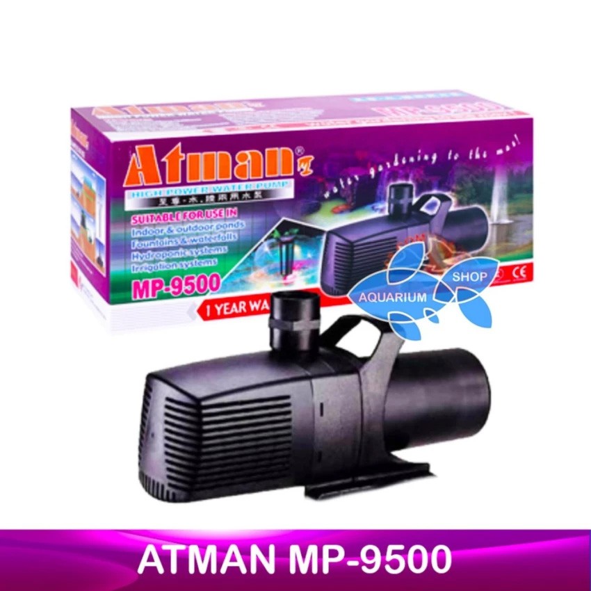 Máy bơm nước Atman MP-9500 - Công suất 170W, lưu lượng 9300 l/h, đầu hút 6.5m