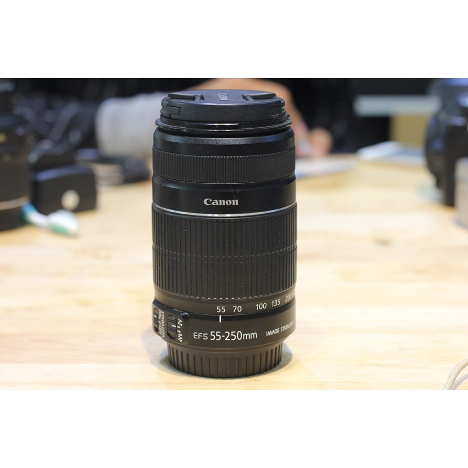Lens canon 55-250mm f4/5.6 IS II tình trạng mới đến 98%