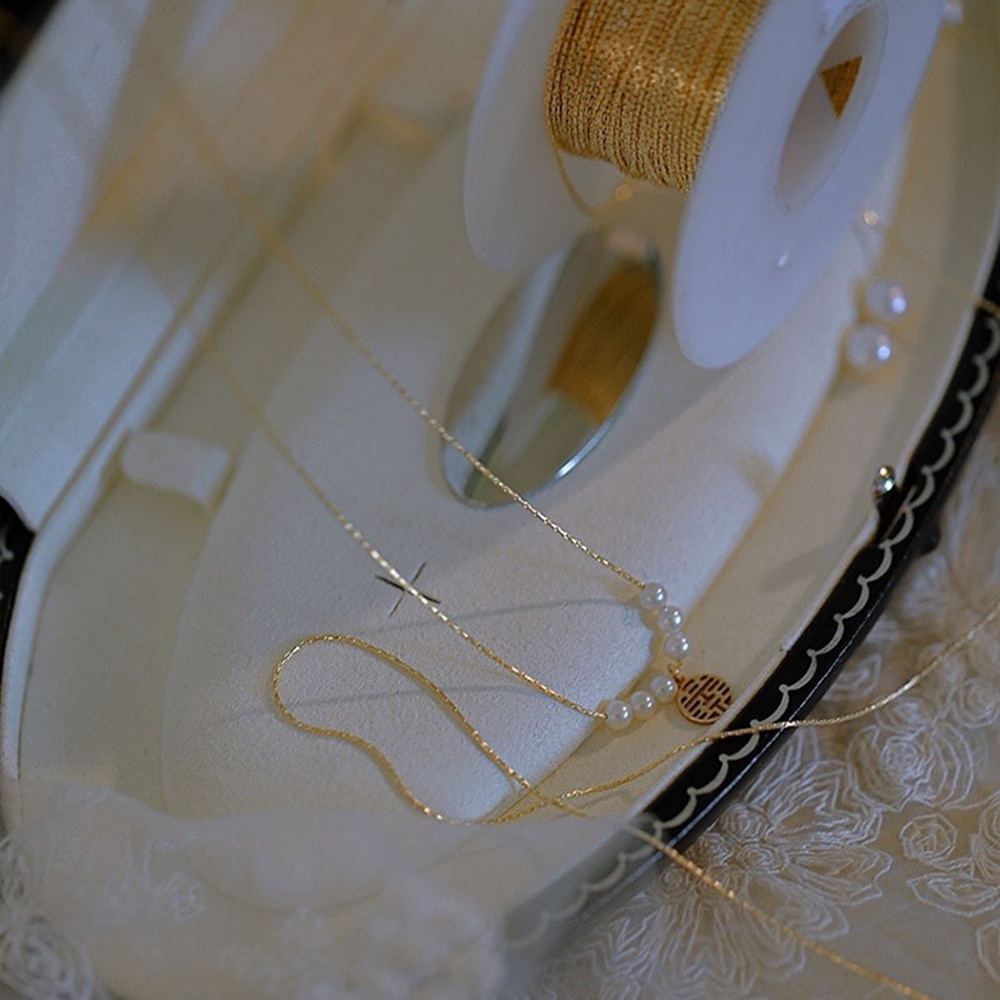 Vòng cổ Ngọc Trai May Mắn Sang Trọng Quý Phái