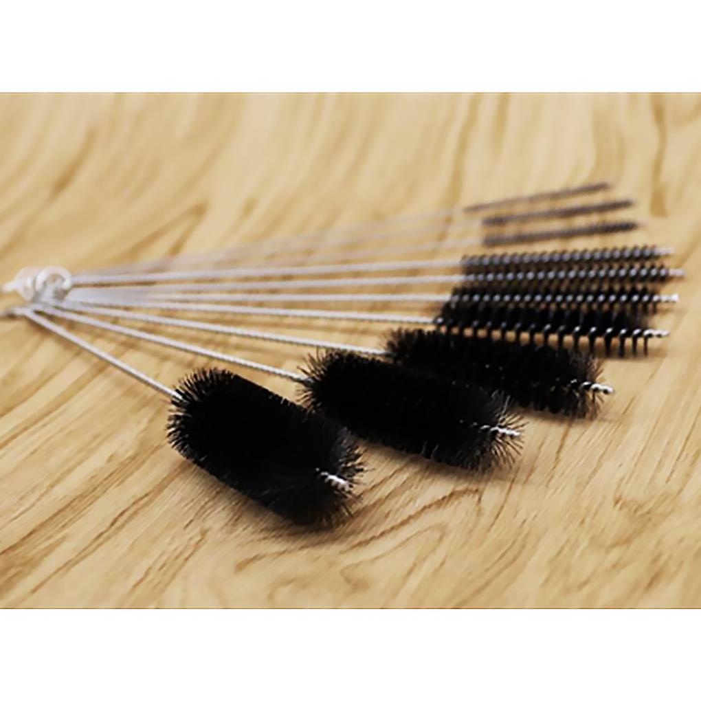 Bộ 10 Cọ Nylon Vệ Sinh Bình Nước / Ống Hút Cho Máy Pha Cà Phê