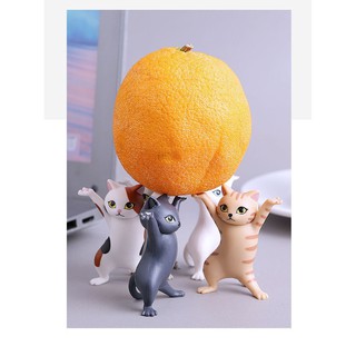 Đồ trang trí giá đỡ đựng bút hình mèo con xinh xắn và quan tài 