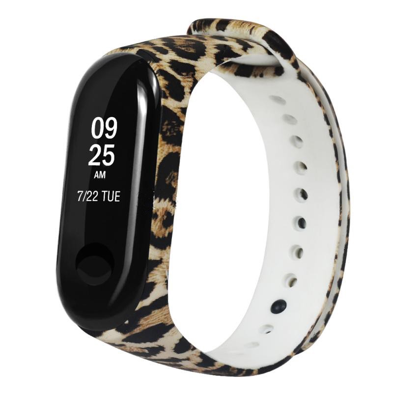 Dây đeo sơn họa tiết cho for Xiaomi Mi Band 4 3 NFC miband 4 3