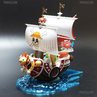【PEACELLOW】One Piece THOUSAND SUNNY Pirate Ship model toy assembled collectible