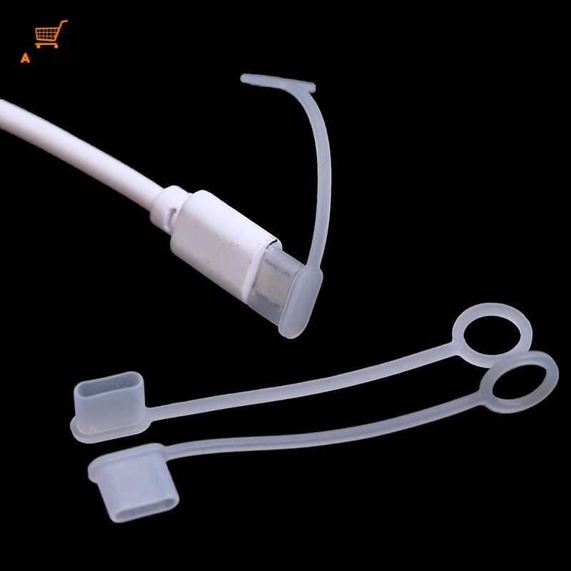 Set 10 Nắp Chống Bụi Bảo Vệ Dây Cáp Sạc Điện Thoại