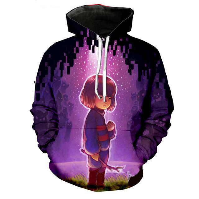 SANS Áo Hoodie Có In   3d Thời Trang Cao Cấp Cho Nam / Nữ