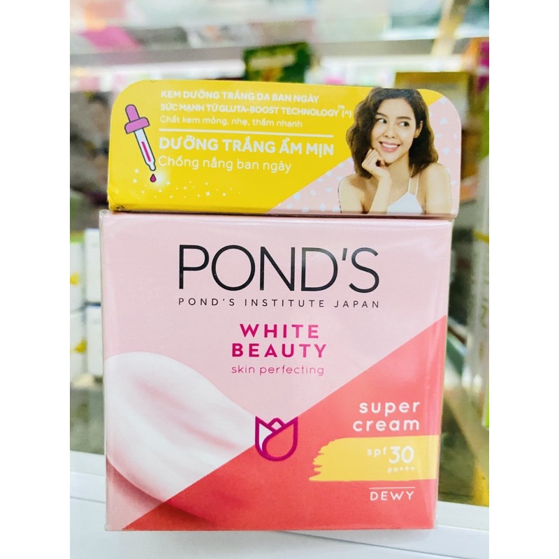 Kem Dưỡng Trắng Da Trắng Hồng Tinh Khiết Ban Ngày Ponds 50g