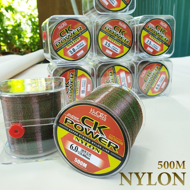 cước câu cá tảng hình dây câu cá nylon ck power 500m