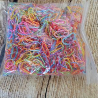 Sỉ 100g dây cột tóc đủ loại, đủ size
