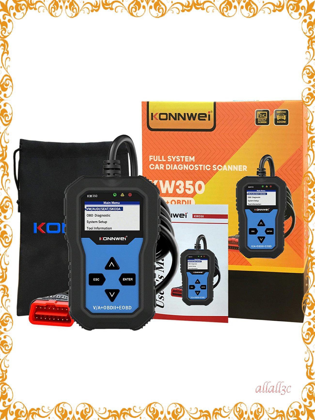 Thiết Bị Quét Dầu Kw350 Obd2 Cho Xe Ô Tô