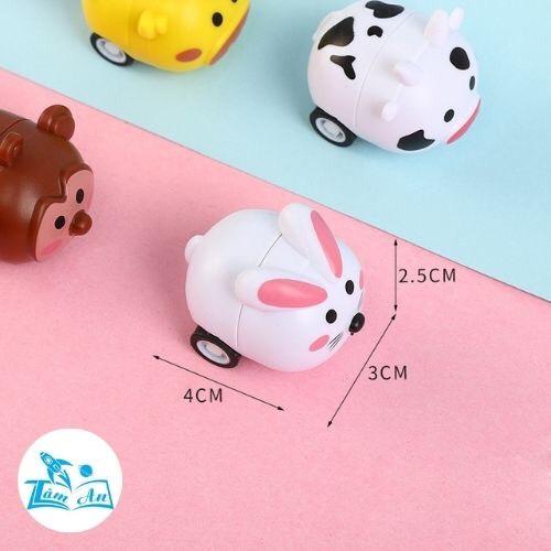Ôtô/Xe đồ chơi động vật chạy bằng dây cót mini - Đồ chơi xe mô hình ôtô cho bé