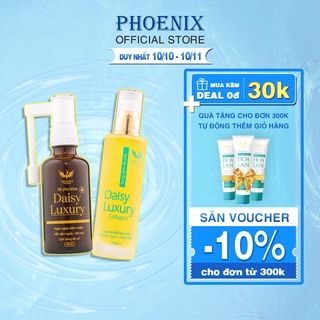 Bộ sản phẩm dung dịch vệ sinh phụ nữ, Xịt phụ khoa & Dung dịch collagen - Golden Phoenix