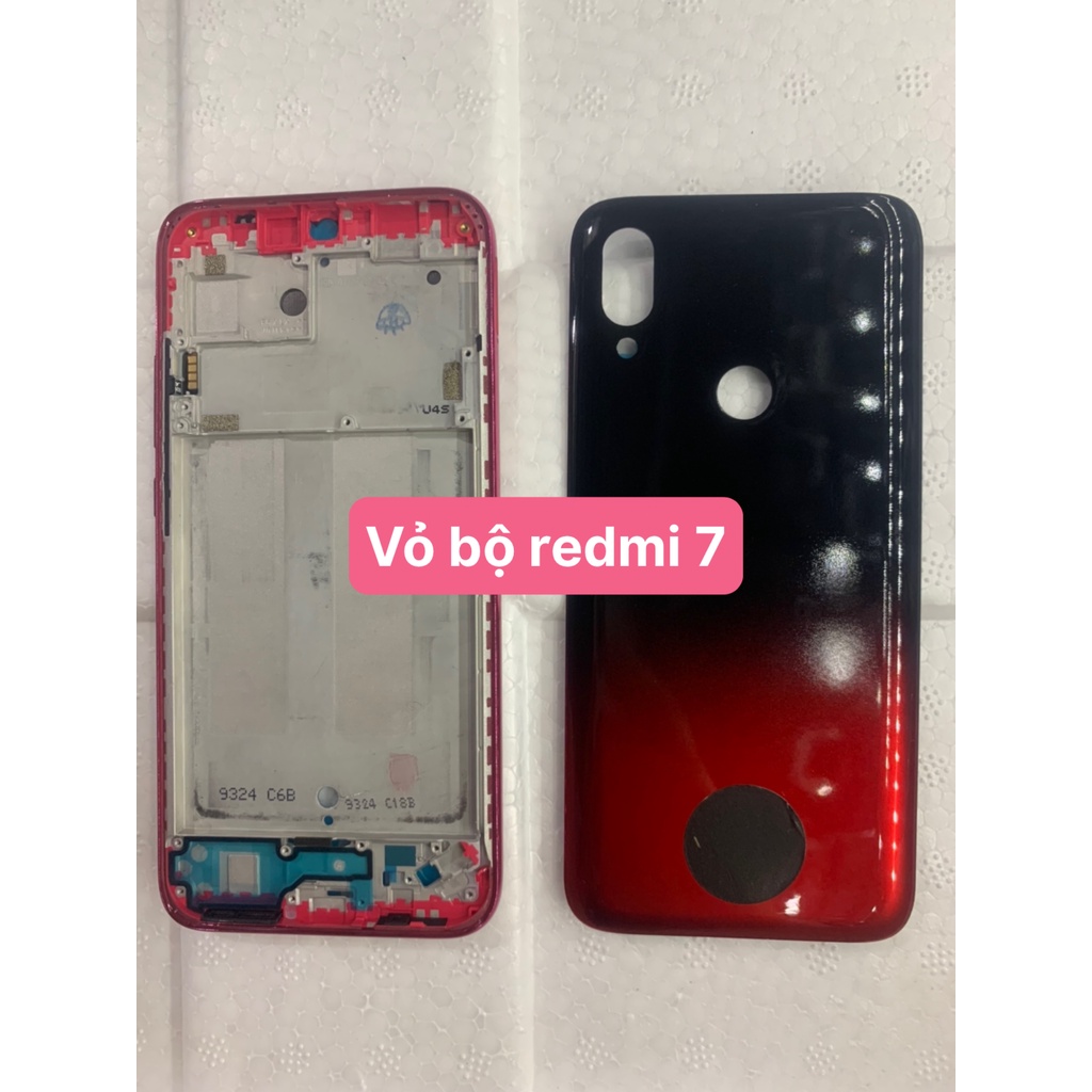 BỘ VỎ/ KHUNG XƯƠNG/ KÍNH LƯNG  ZIN MỚI ĐIỆN THOẠI XIAOMI REDMI 7-XIAOMI