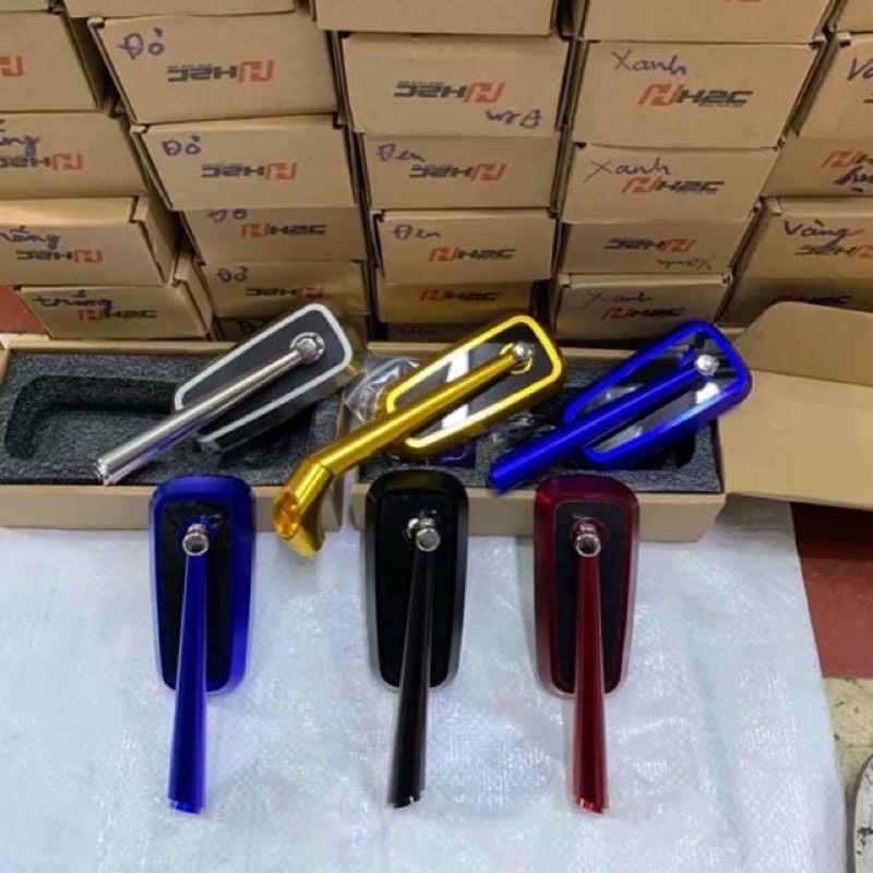 Kính Chiếu Hậu H2C Chân 744 Nhôm