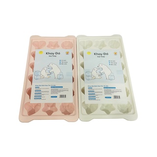 Khay đá hình hoa tim 18 viên Tự Lập