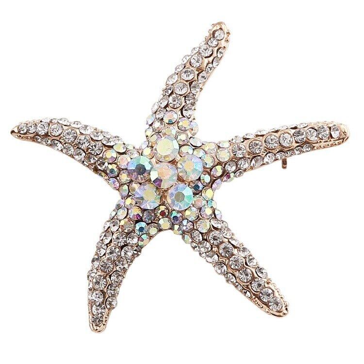 Ghim Cài Áo Đính Đá Mắt Mèo Giày Cao Gót Cú Mèo Thiên Thần Sao Biển Kiểu Nhật Hàn