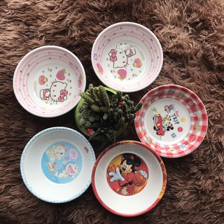 Bát nhựa phíp ăn dặm Hello Kitty ngộ nghĩnh cho bé