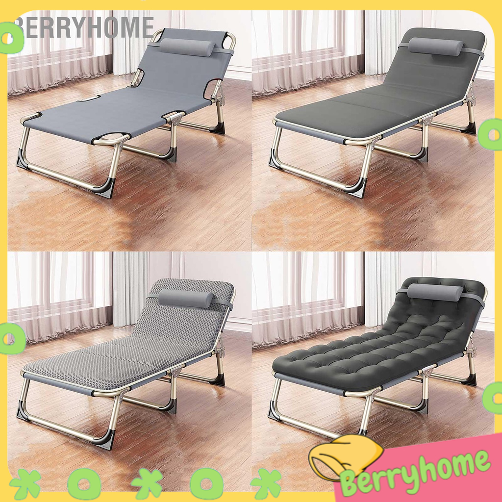 Giường gấp Ghế ngồi đơn dành cho người đi cắm trại Nghỉ trưa tại văn phòng Trường hợp khẩn cấp ngoài trời BerryHome~