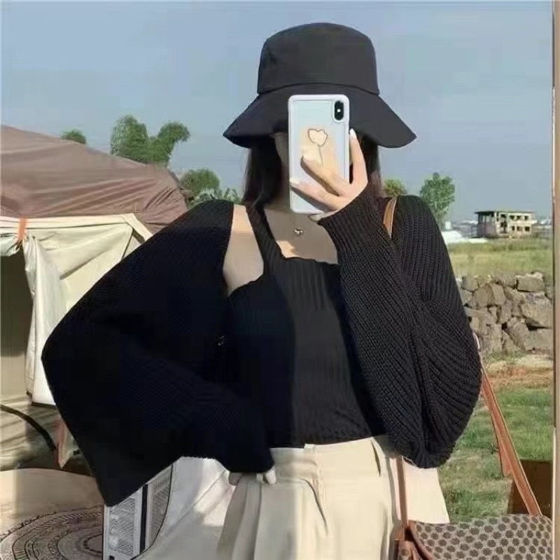 [HÀNG SẴN]ÁO CARDIGAN TAY BỒNG KHOÁC NGOÀI CHẤT LEN DÀY DẶN hàng Quảng Châu | BigBuy360 - bigbuy360.vn