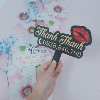 Hashtag mini cầm tay -  In Bạch Dương