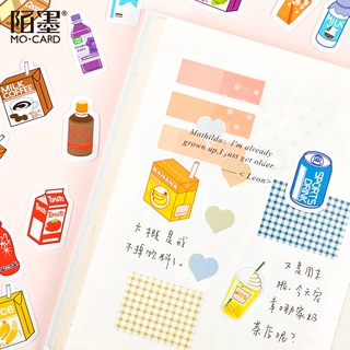 Set 45 miếng dán hình lon nước dễ thương