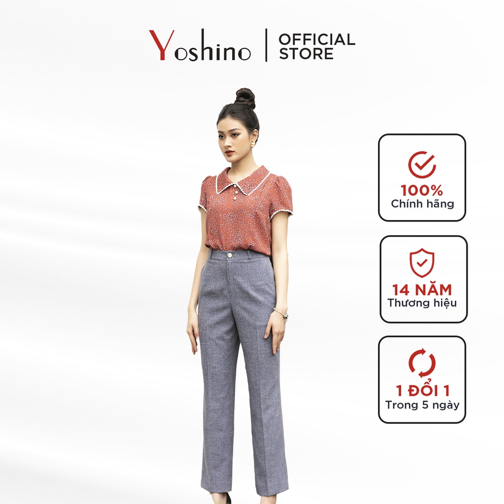 Quần Côn Màu Ghi Xanh Tôn Dáng Sang Chảnh YOSHINO 2179149512