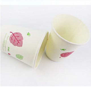 Cốc giấy có họa tiết, ly giấy dùng 1 lần tiện lợi an toàn sức khỏe thân thiện môi trường