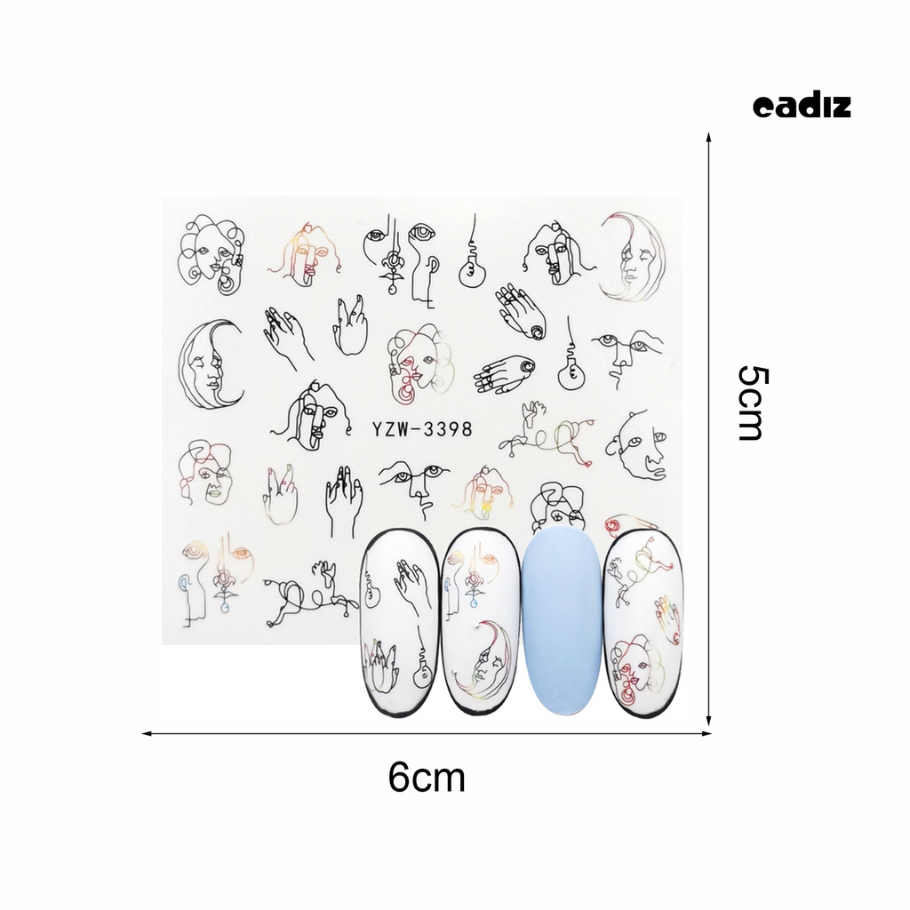 [Hàng mới về] Miếng Dán Trang Trí Móng Tay Nghệ Thuật Độc Đáo