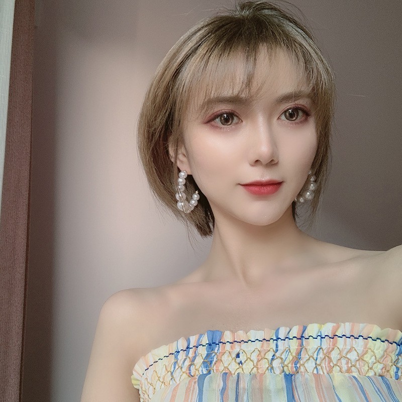 Bông Tai Đính Ngọc Trai Xinh Xắn Theo Phong Cách Hàn Quốc A0011