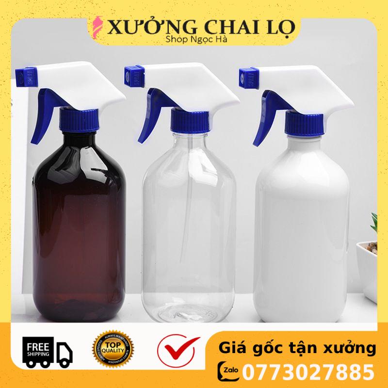 Chai Xịt Phun Sương ❤ GIÁ RẺ NHẤT ❤ [300ml] Chai nhựa pet Vòi Xịt Kính rỗng chiết dung dịch , phụ kiện du lịch