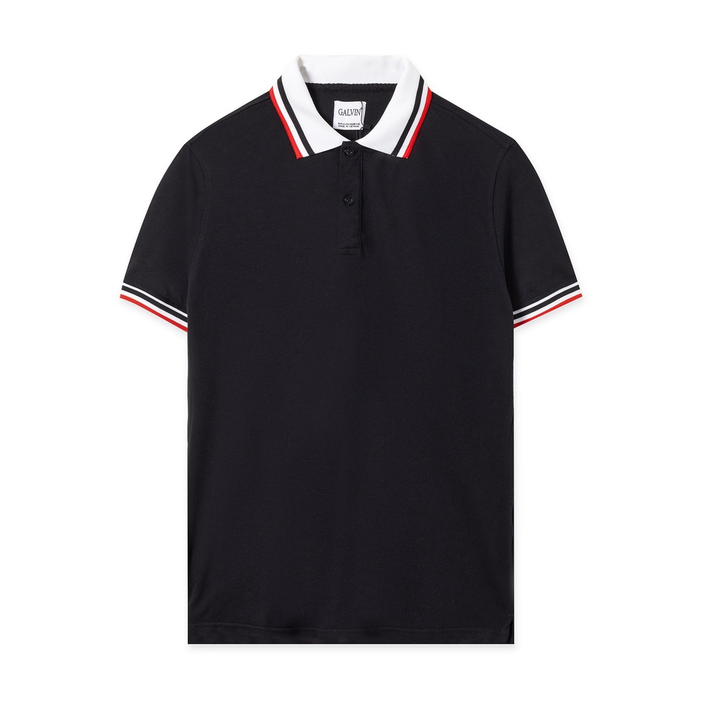 Áo thun POLO nam GALVIN cổ phối viền chất CVC cotton cá sấu co giãn cổ bẻ tay ngắn lỡ PLGV57 - Leo Vatino | BigBuy360 - bigbuy360.vn