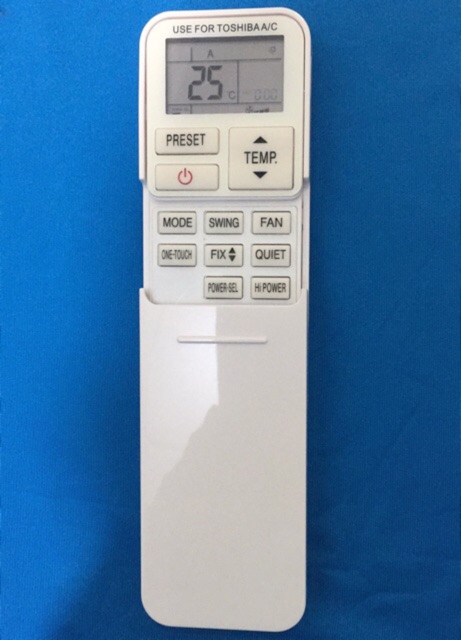 REMOTE ĐIỀU KHIỂN MÁY LẠNH ĐIỀU HOÀ TOSHIBA INVERTER CÓ NẮP KÉO