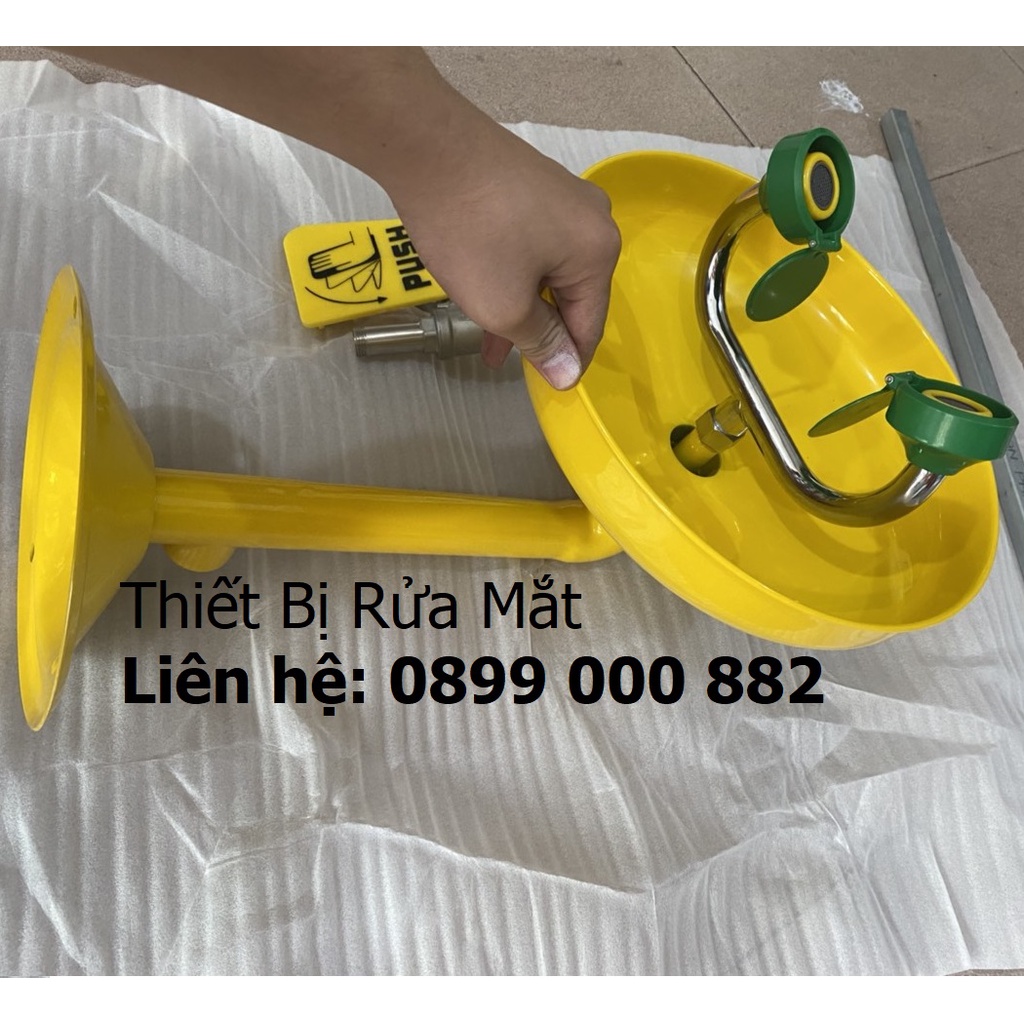 Máy rửa mắt, Chậu rửa mắt UK 302 màu vàng